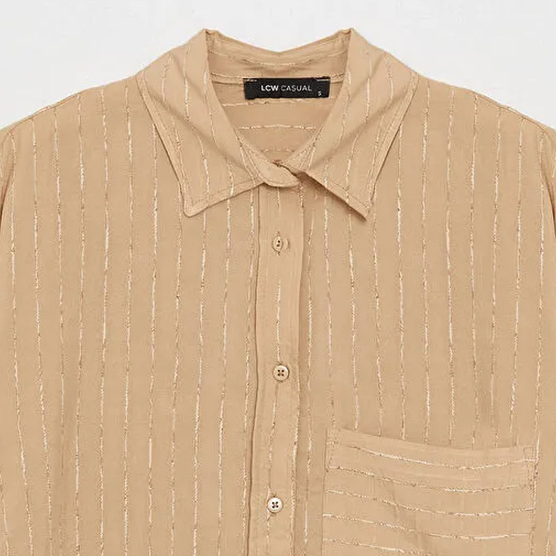 شومیز زنانه ال سی وایکیکی مدل اسلیم افکت