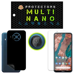 Multi Nano X-SFM Model Anti Reflex Screen Protector Suitable For Nokia X20 Mobile Phone Along With The Rear Skin And Camera Lens Protector