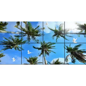 تایل سقفی آسمان مجازی طرح درختان نخل کد 303 سایز 60x60 سانتی متر مجموعه 8 عددی