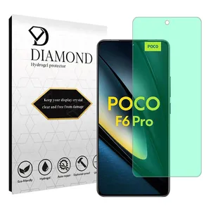 Diamond Tough model Green light screen protector suitable for Xiaomi Poco F6 Pro mobile phone