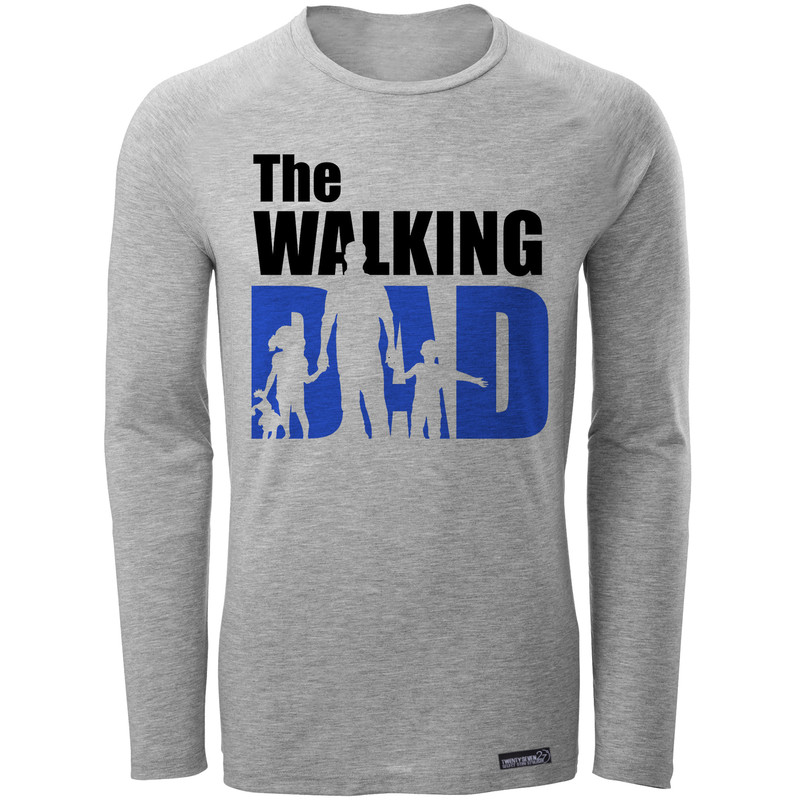 تی شرت آستین بلند مردانه 27 مدل The Walking Dad کد MH1367