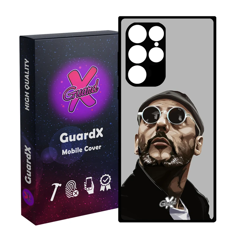 کاور گارد ایکس طرح Leon مدل Glass10108 مناسب برای گوشی موبایل سامسونگ Galaxy S23 Ultra