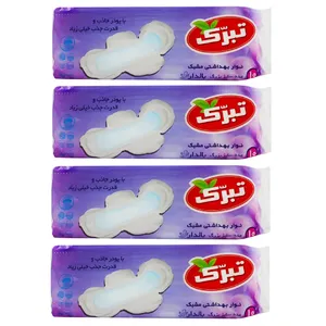 نوار بهداشتی تبرک مدل خاتون 4  مجموعه 4 عددی