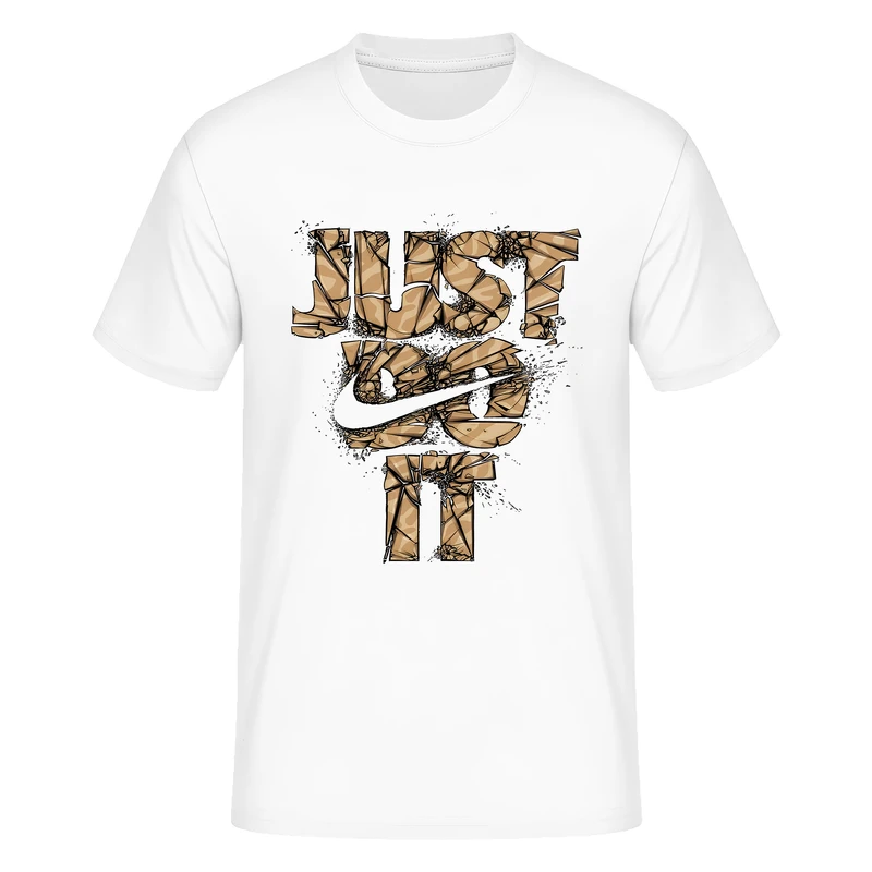 تی‌شرت آستین کوتاه مردانه مدل فقط انجام بده