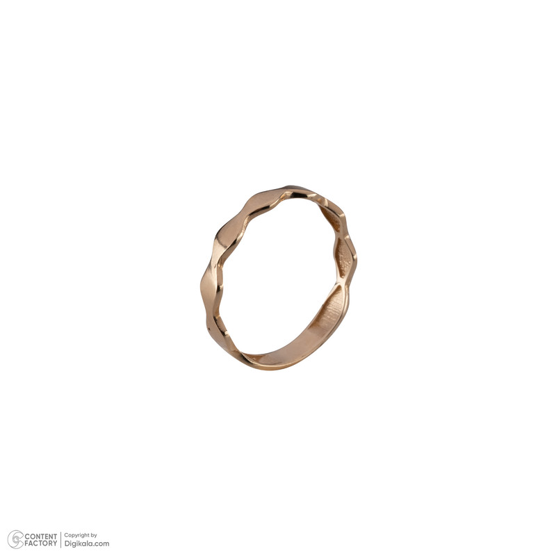 انگشتر طلا 18 عیار زنانه گنجینه هنر خوش نشین مدل مینیمال کد A490