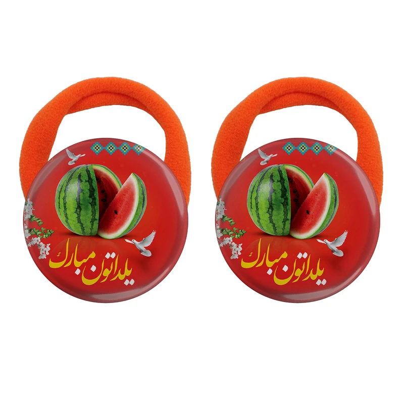 کش مو زنانه مدل یلداتون مبارک مدل S15011 بسته دو عددی