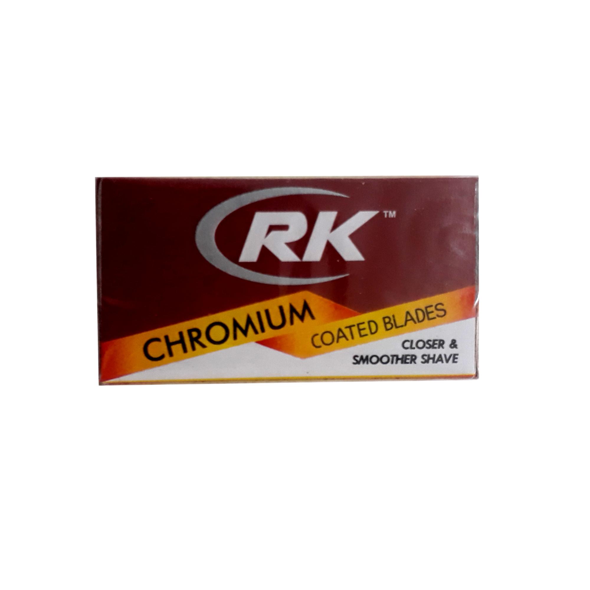 تیغ یدک سنتی آر کی مدل chromium کد01 بسته 10 عددی