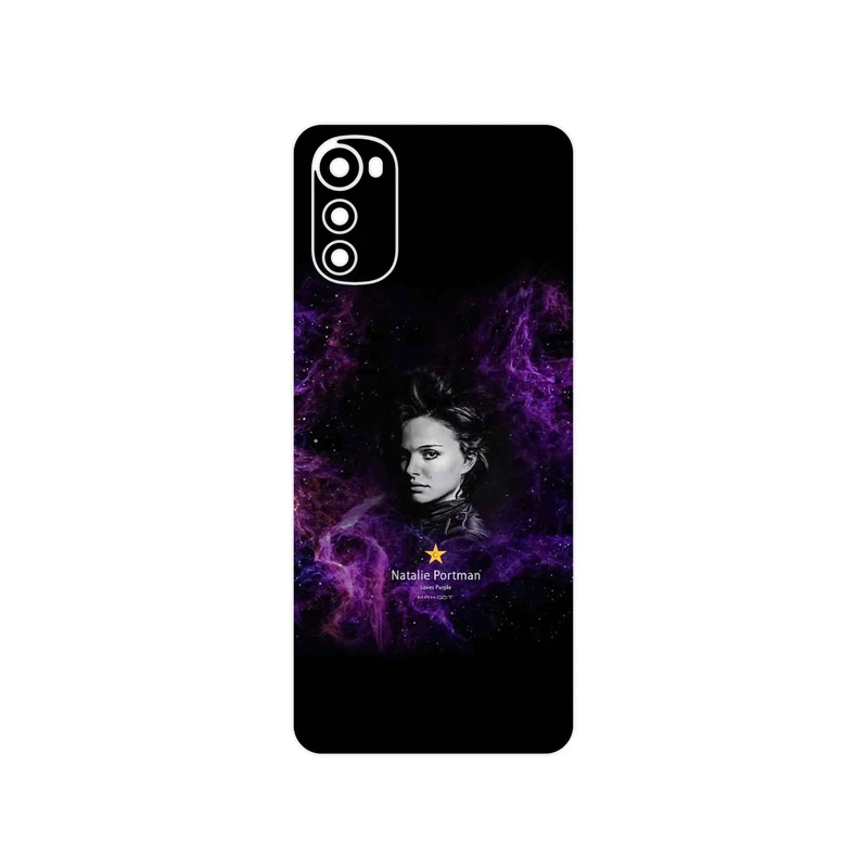 برچسب پوششی ماهوت مدل Natalie Portman مناسب برای گوشی موبایل موتورولا Moto E32s