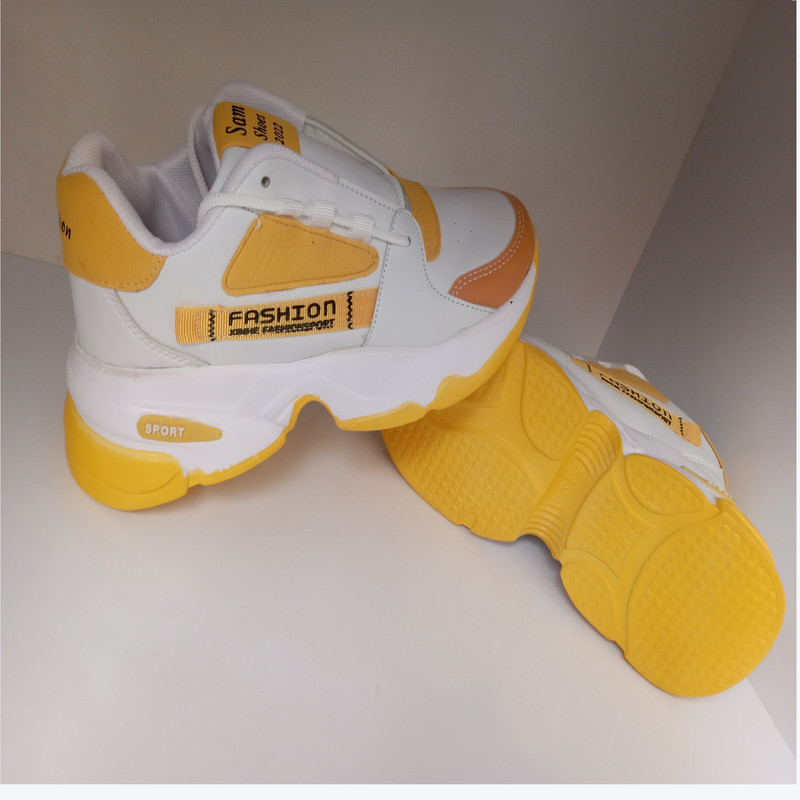 کفش روزمره زنانه مدل فشیون کد 64 رنگ زرد