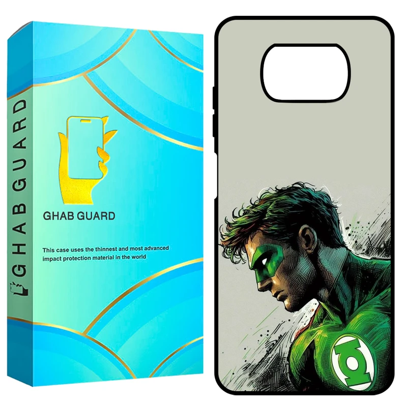 کاور قاب گارد طرح گرین لترن مدل GCHPX3 مناسب برای گوشی موبایل شیائومی Poco X3 / X3 NFC / X3 Pro