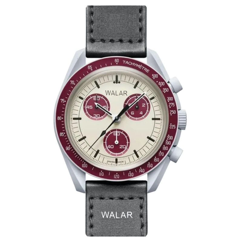 ساعت مچی عقربه‌ای کوارتز والار مدل کلاسیک تک موتوره بند چسبی کد a.2