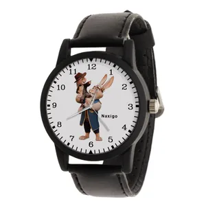 ساعت مچی عقربه ای ناکسیگو مدل Chickenhare and the Hamster of Darkness کد LF14005