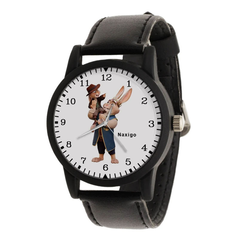 ساعت مچی عقربه ای ناکسیگو مدل Chickenhare and the Hamster of Darkness کد LF14005