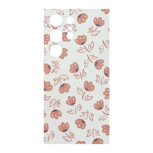 Remax cover sticker Leth model flower design suitable for Samsung Galaxy S24 Ultra mobile phone