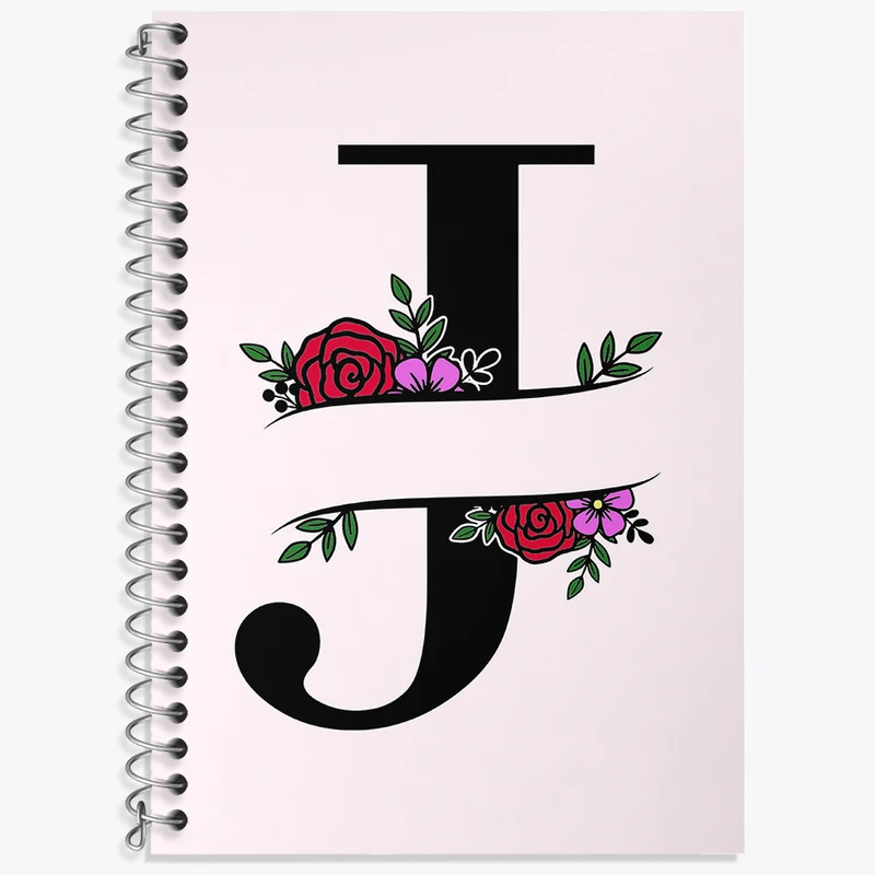 دفتر نت موسیقی 50 برگ خندالو طرح حرف J کد N3330