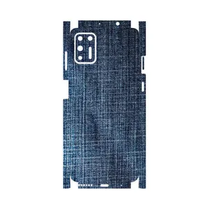 MAHOOT Fabric Texture 3-FullSkin Cover Sticker for Motorola Moto G9 Plus