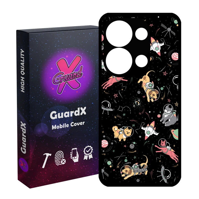 کاور گارد ایکس طرح Pet مدل Glass10157 مناسب برای گوشی موبایل شیائومی Poco X6 5G / Note 13 Pro 5G