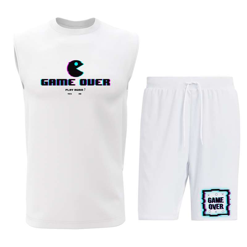 ست تاپ و شلوارک مردانه مدل G080W