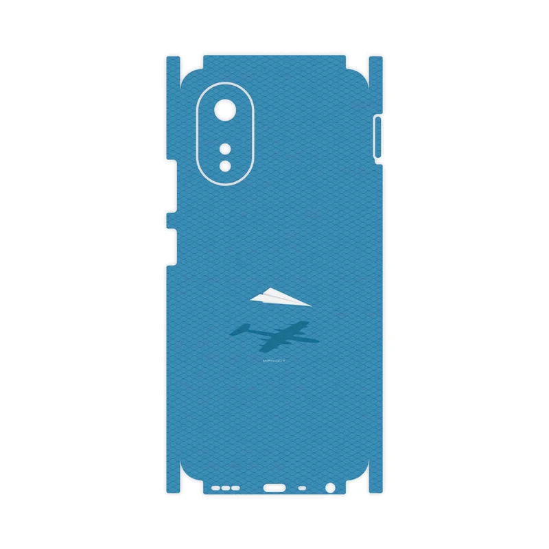برچسب پوششی ماهوت مدل Minimal Paper Airplane-FullSkin مناسب برای گوشی موبایل اپو A38