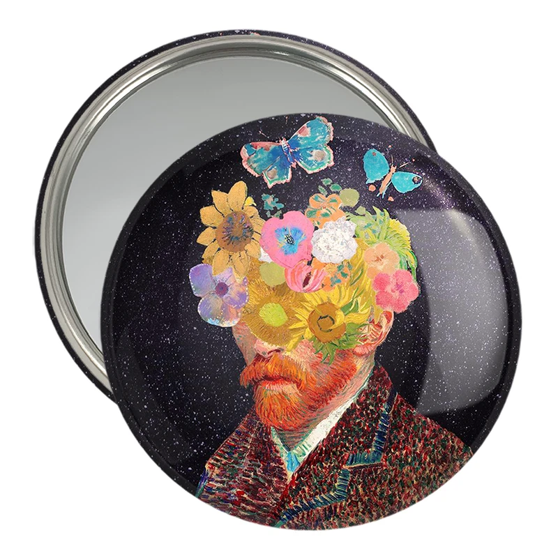 آینه جیبی خندالو مدل ونسان ونگوگ کد 25467