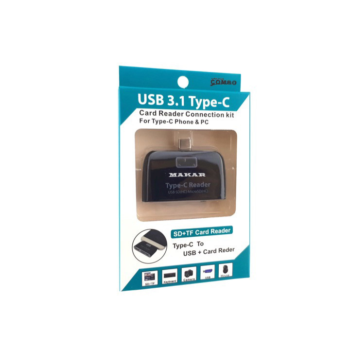 کارت‌خوان همه کاره ماکار مدل 6in1-USB3.1