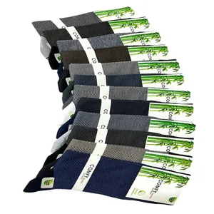 جوراب ساق بلند مردانه کامفی مدل بامبو 2 فس مجموعه 12 عددی