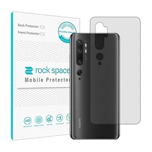 Transparent Rockspace HyGEL model phone back protector suitable for Xiaomi Mi Note 10 Pro mobile phone