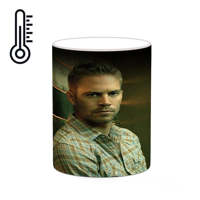 ماگ حرارتی کاکتی طرح پائول واکر Paul Walker مدل mgh27081