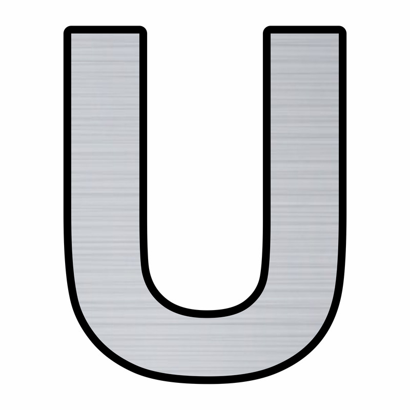 تابلو راهنما مدل حروف U