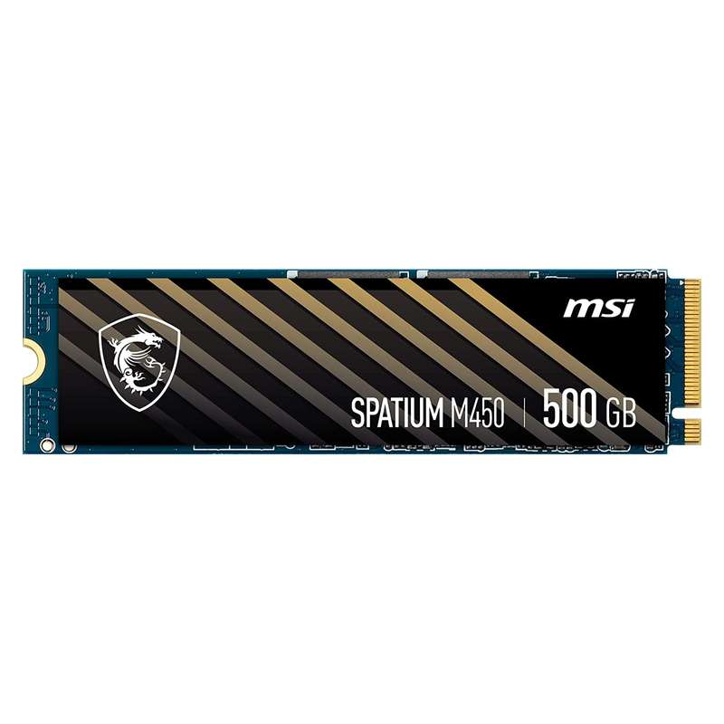 اس اس دی اینترنال PCIe Gen4 x4 ام اس آی مدل SPATIUM M450 ظرفیت 500 گیگابایت اس اس دی اینترنال PCIe Gen4 x4 ام اس آی مدل SPATIUM M450 ظرفیت 500 گیگابایت