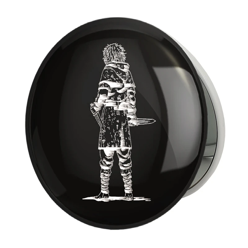 آینه جیبی خندالو طرح تورفین انیمه حماسه وینلند Vinland Saga مدل تاشو کد 27492 