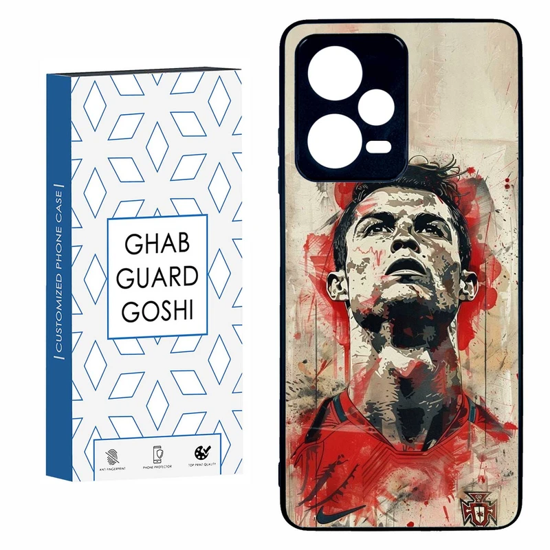 کاور قاب گارد گوشی طرح رونالدو  کد TPU-166 مناسب برای گوشی موبایل شیائومی  REDMI NOTE 12 PRO 5G