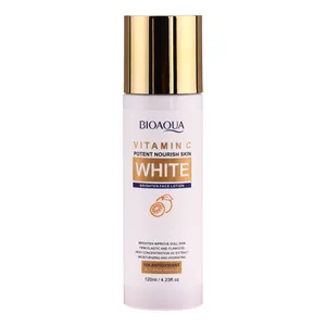 لوسیون روشن کننده صورت بی آکوا مدل Vitamin C مناسب برای انواع پوست حجم 120 میلی‌لیتر