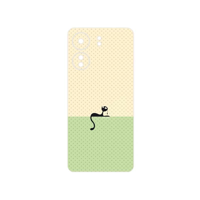 برچسب پوششی ماهوت مدل Minimal Internet Cat Icon مناسب برای گوشی موبایل شیائومی Redmi 13C