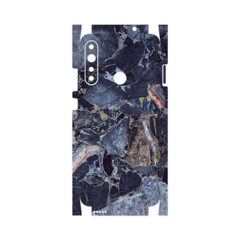 برچسب پوششی ماهوت مدل Broken black marble-FullSkin مناسب برای گوشی موبایل جی پلاس P10