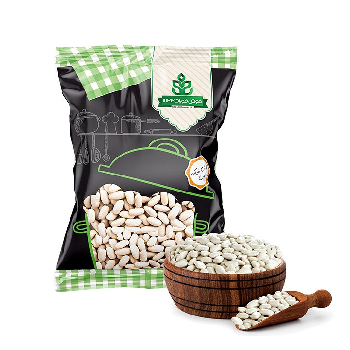 لوبیا سفید دستچین خوش خوراک - 900 گرم