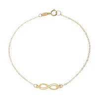 دستبند طلا 18 عیار زنانه مایا ماهک مدل MB1337 طرح بینهایت