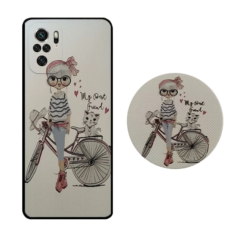 کاورمدل HB 0218 مناسب برای گوشی موبایل شیائومی Poco M5S / Redmi Note 10 4G / Redmi Note 10s به همراه پاپ سوکت