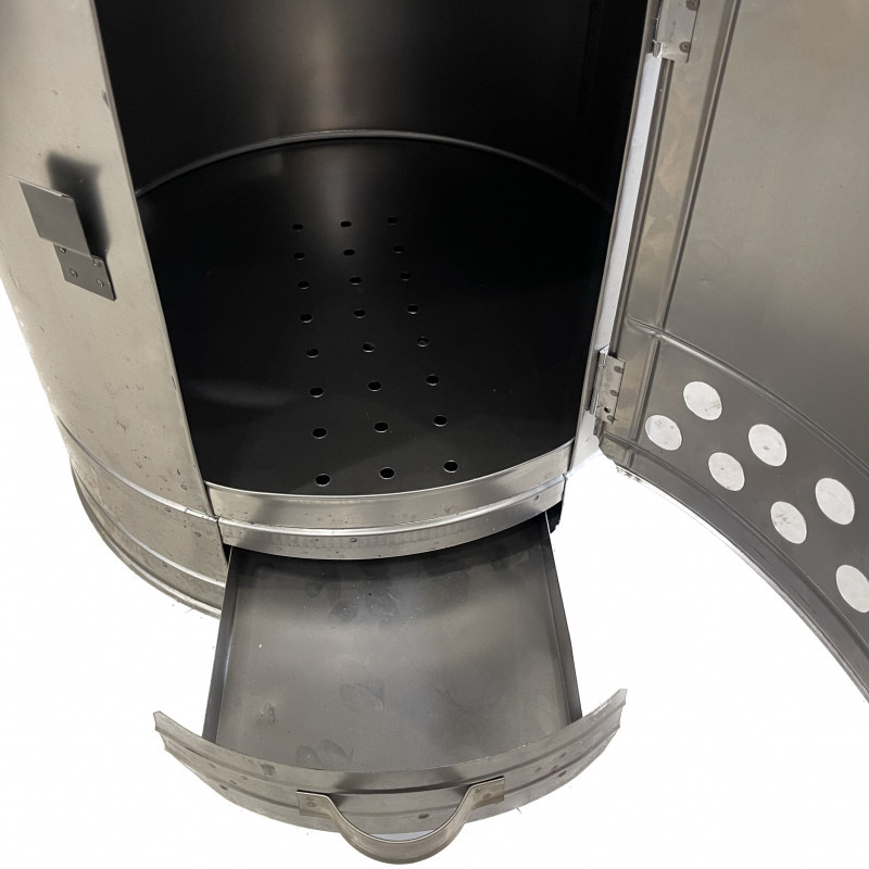 بخاری هیزمی مدل گرد دوطبقه فردار