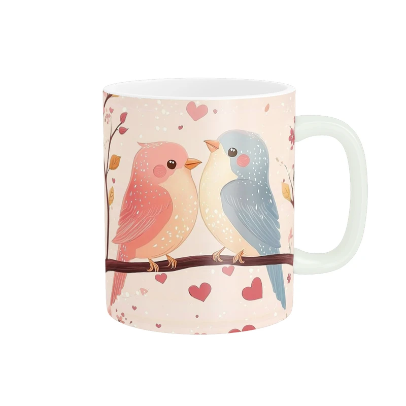 ماگ پاد آفرین طرح پرنده کد 2585