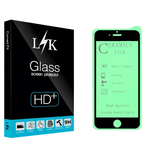 محافظ صفحه نمایش سرامیکی ال کی مدل +LITE مناسب برای گوشی موبایل اپل Iphone 5