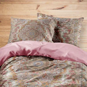 سرویس روتختی مدوپد طرح فرش تبریز مدل C-Tabriz22 یک نفره 4 تکه