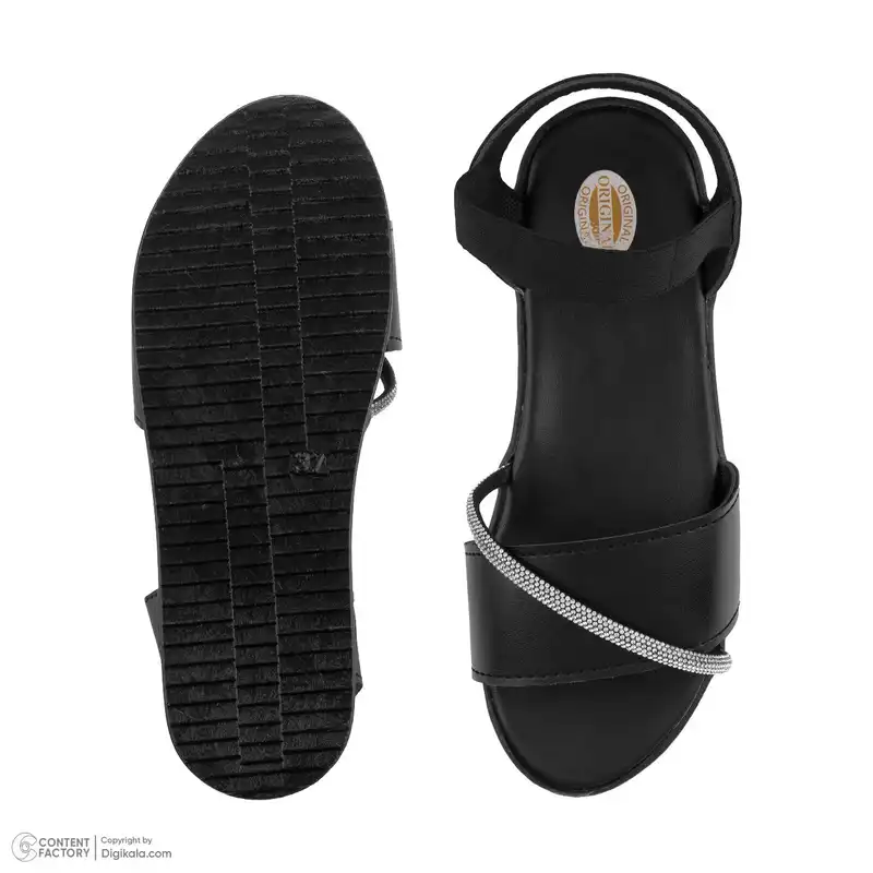 صندل زنانه مدل نگین دار