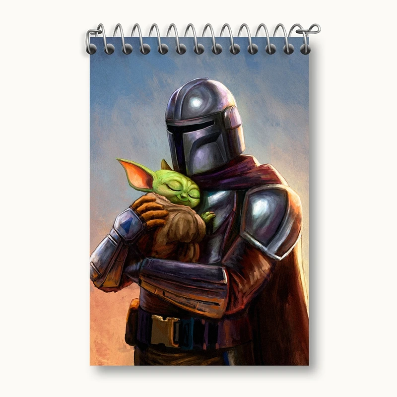 دفتر یادداشت 50 برگ خندالو مدل جنگ ستارگان (Star Wars) کد F376