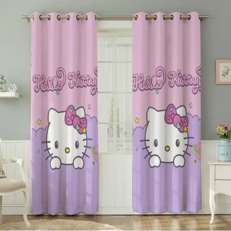 پرده نیروانا طرح کودک مدل مخمل کد 8204 سایز 140×280 سانتی متر