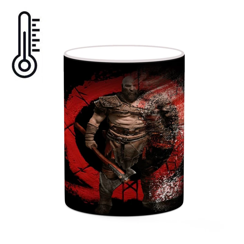ماگ حرارتی کاکتی طرح گاد آف وار God Of War مدل mgh40881