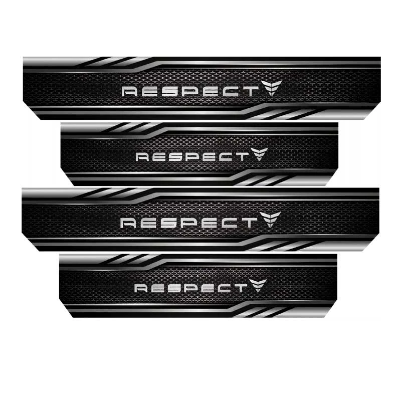 برچسب بدنه خودرو رایسان کد SP20104 مناسب برای رسپکت مجموعه 4 عددی