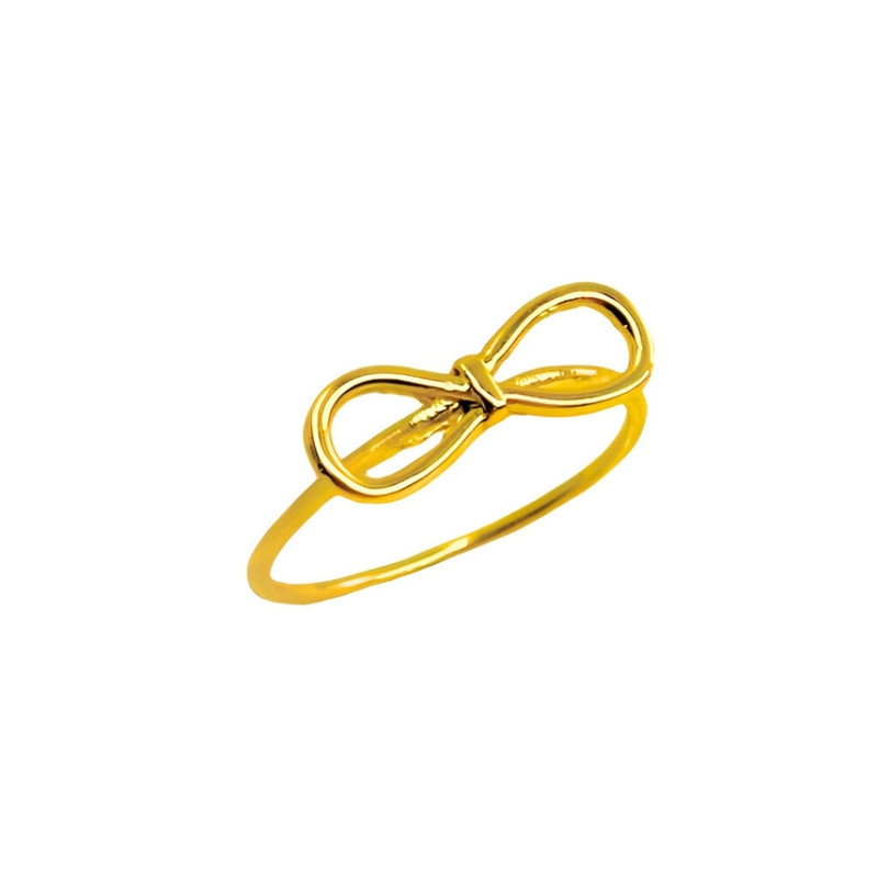 انگشتر طلا 18 عیار زنانه نوا گلد مدل مینیمال پاپیون MN1 سایز 53