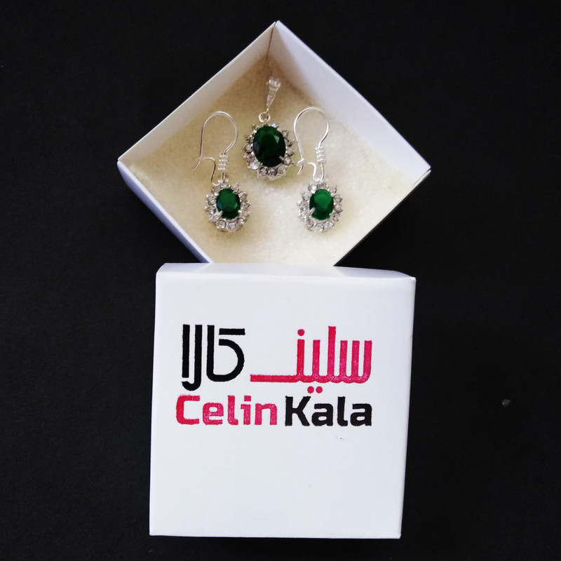 نیم ست نقره زنانه سلین کالا مدل ce-zeb3