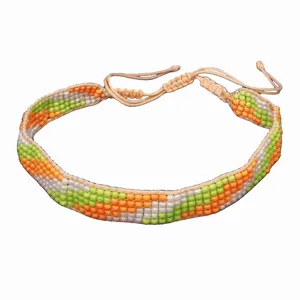 پابند بافت زنانه مدل منجوق بافی کد 601